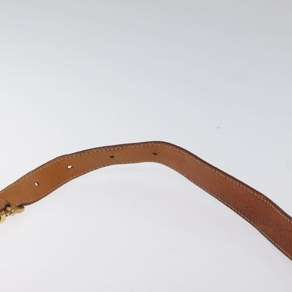 Celine Vintage Convertible Macadam Turnlock Shoulder Bag Canvas and Leather, BROWN, CANVAS, Shoulder bag