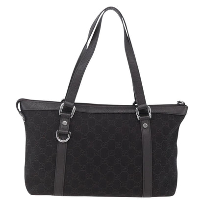 Gucci Abbey Zip Tote GG Canvas, BROWN, CANVAS, Tote bag