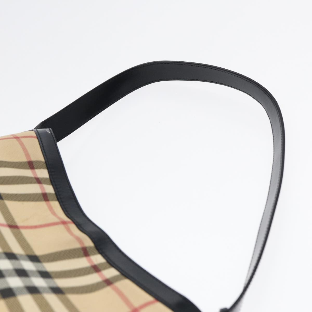 Burberry Shoulder Bag Nova Check Canvas, BEIGE, PVC, Shoulder bag