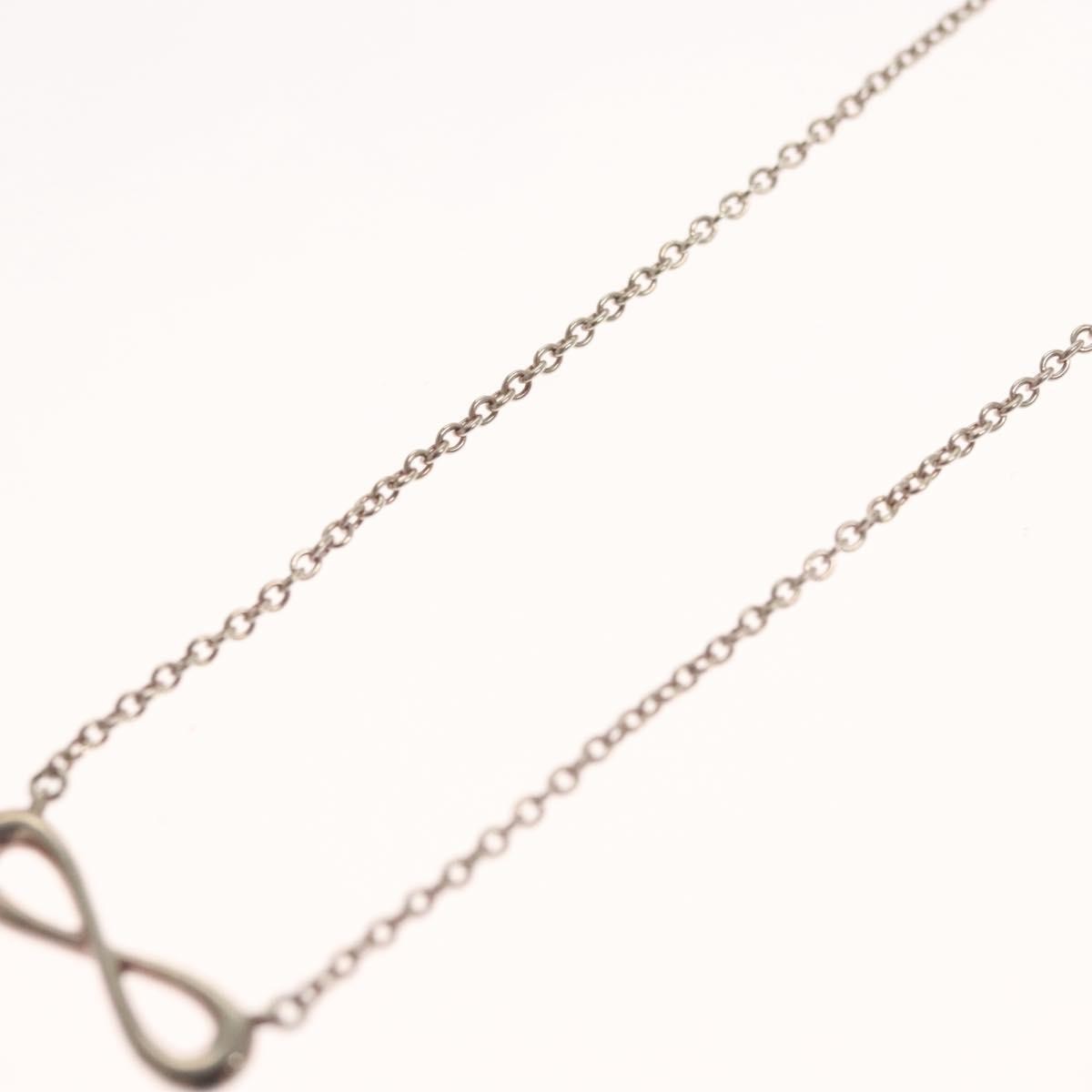 Tiffany & Co. Infinity Pendant Necklace Silver, SILVER, SILVER, Necklace