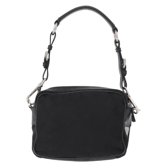 Prada Vintage Shoulder Bag Tessuto, BLACK, NYLON, Shoulder bag