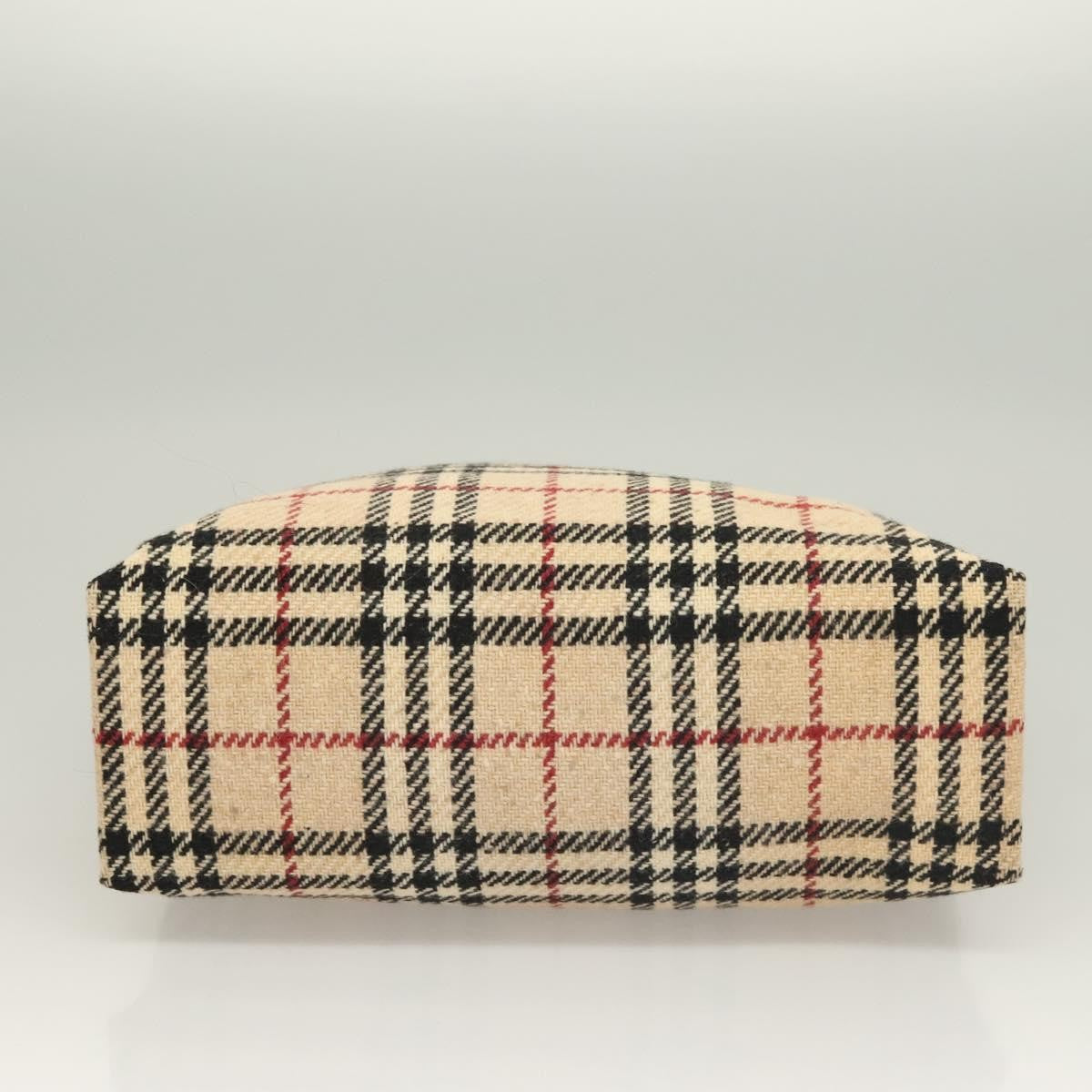 Burberry Nova Check Handbag Wool, BEIGE, WOOL, Handbag