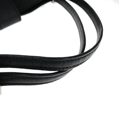 Louis Vuitton Sevres Handbag Mahina Leather, BLACK, LEATHER, Shoulder bag