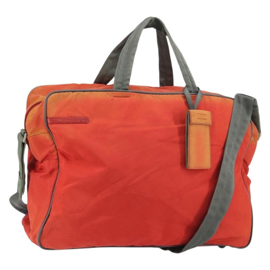 Prada Boston Bag Tessuto, RED, NYLON, Travel bag