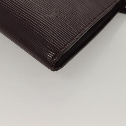 Louis Vuitton Pochette Accessoires Epi Leather, PURPLE, LEATHER, Clutche & pouche