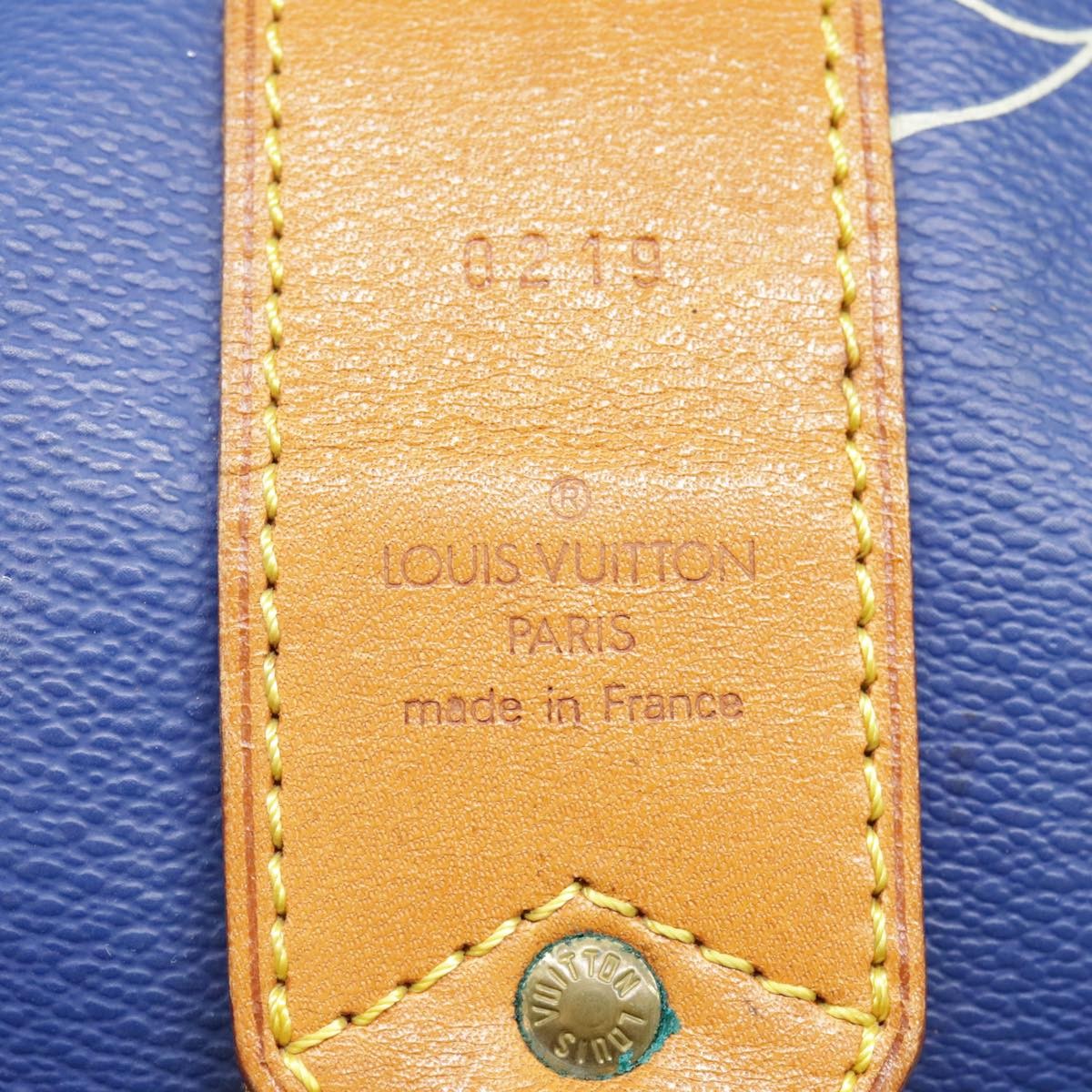 Louis Vuitton Cup Sac Marin Bandouliere Bag Coated Canvas, BLUE, PVC, Shoulder bag