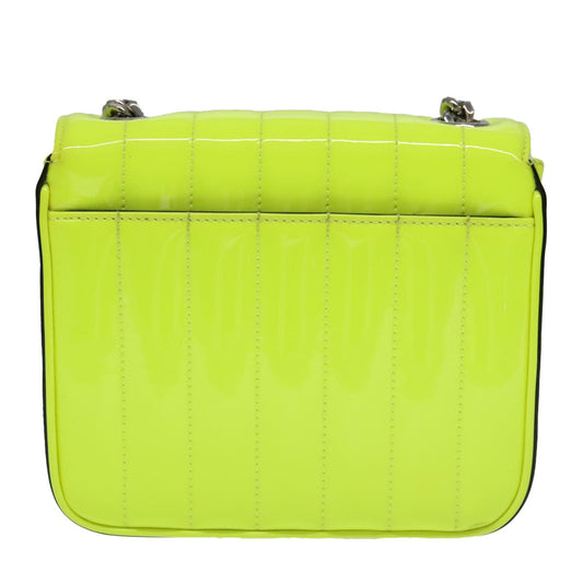 Saint Laurent Vicky Crossbody Bag Vertical Quilted Patent, YELLOW, PATENT_LEATHER, Crossbody bag