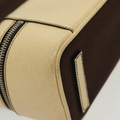 Prada Vintage Handbag Canvas, BEIGE, CANVAS, Handbag