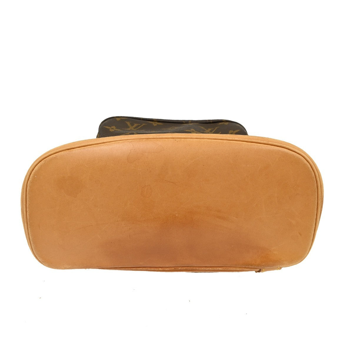 Louis Vuitton Vintage Montsouris Backpack Monogram Canvas, BROWN, CANVAS, Backpack