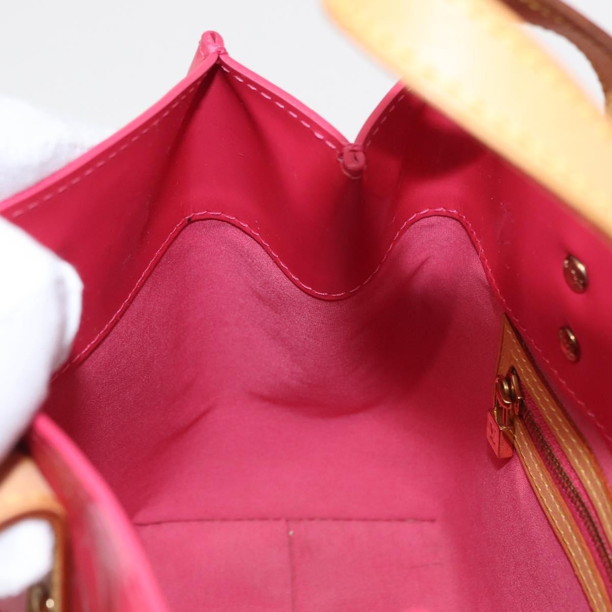Louis Vuitton Reade Handbag Monogram Vernis, PINK, PATENT_LEATHER, Handbag