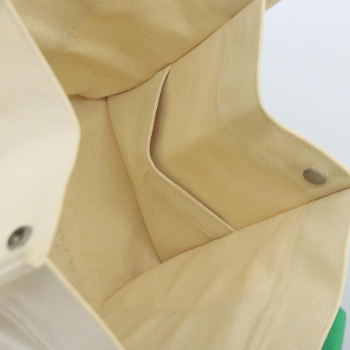 Hermes Bora Bora Tote Toile, GREEN, CANVAS, Tote bag