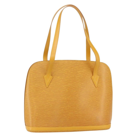 Louis Vuitton Lussac Handbag Epi Leather, YELLOW, LEATHER, Shoulder bag