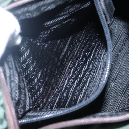 Prada Vintage Chain Tote Tessuto, GREEN, NYLON, Tote bag