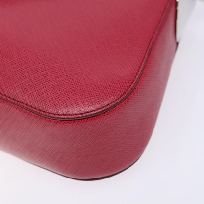 Salvatore Ferragamo Gancini Shoulder Bag Leather, PINK, LEATHER, Shoulder bag