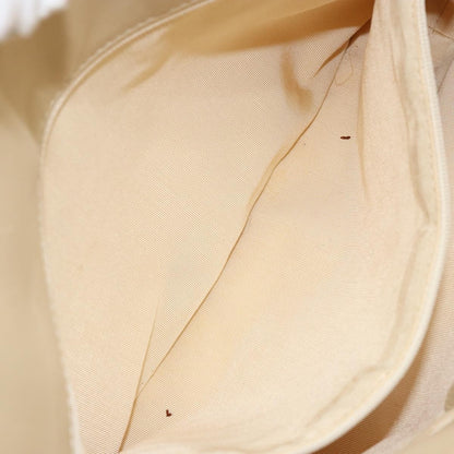 Chanel Vintage CC Logo Tote Leather, BEIGE, LEATHER, Tote bag