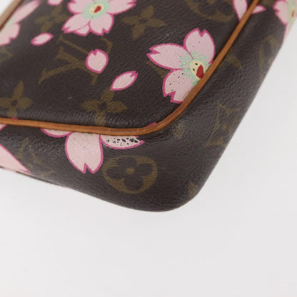 Louis Vuitton Pochette Accessoires Limited Edition Cherry Blossom Monogram, MULTICOLOUR, CANVAS, Clutche & pouche