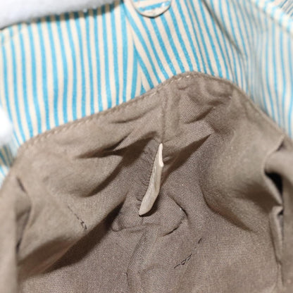 Fendi Chef Shoulder Bag Zucca Canvas, BLUE, CANVAS, Shoulder bag