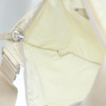 Prada Front Pocket Messenger Bag Tessuto, WHITE, NYLON, Shoulder bag