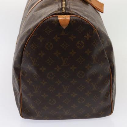 Louis Vuitton Keepall Bag Monogram Canvas, BROWN, CANVAS, Travel bag