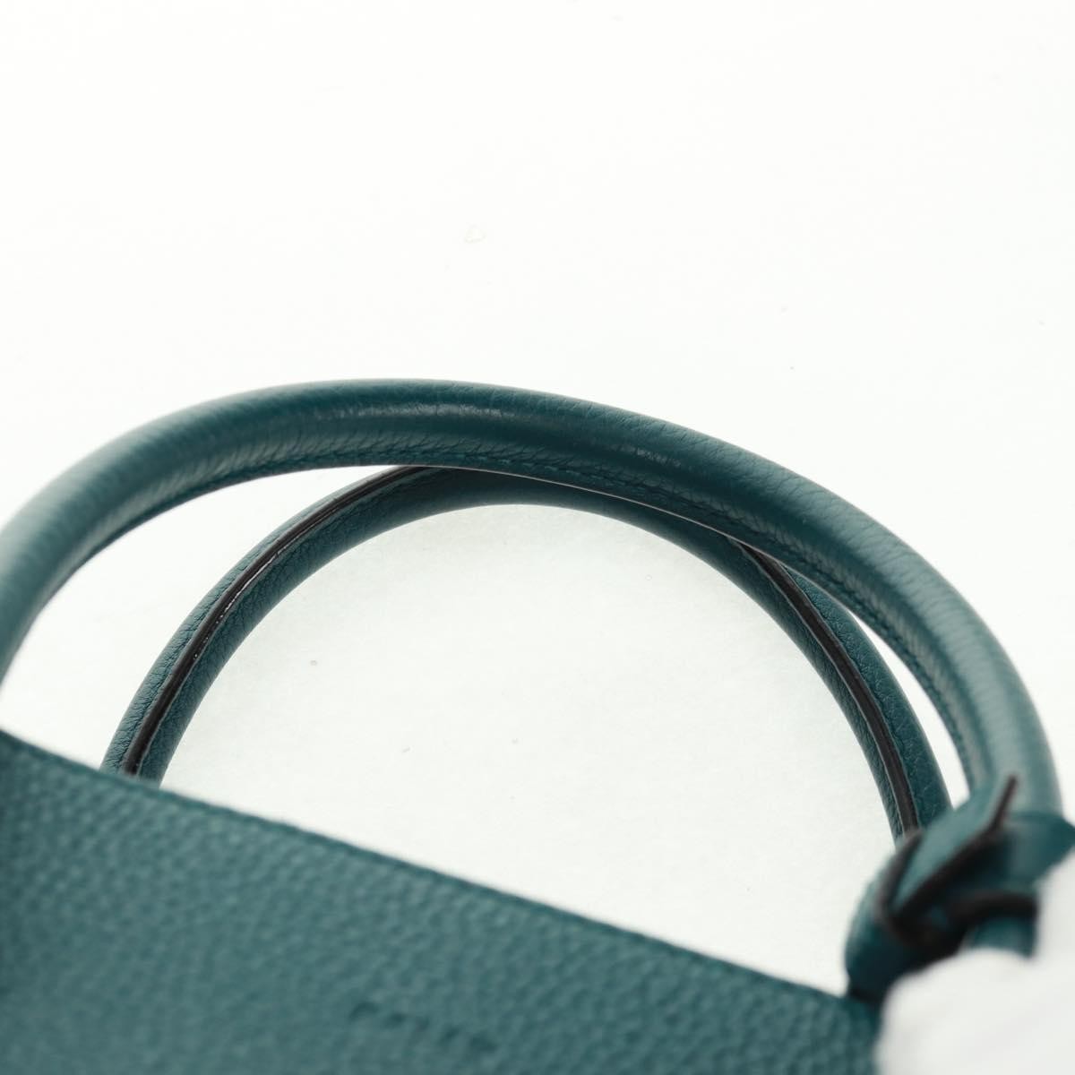 Bally Vintage Handbag Leather, GREEN, LEATHER, Handbag