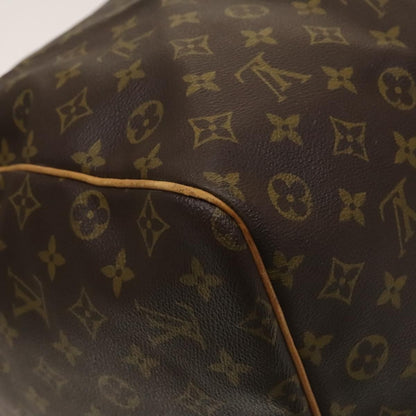 Louis Vuitton Keepall Bag Monogram Canvas, BROWN, CANVAS, Travel bag