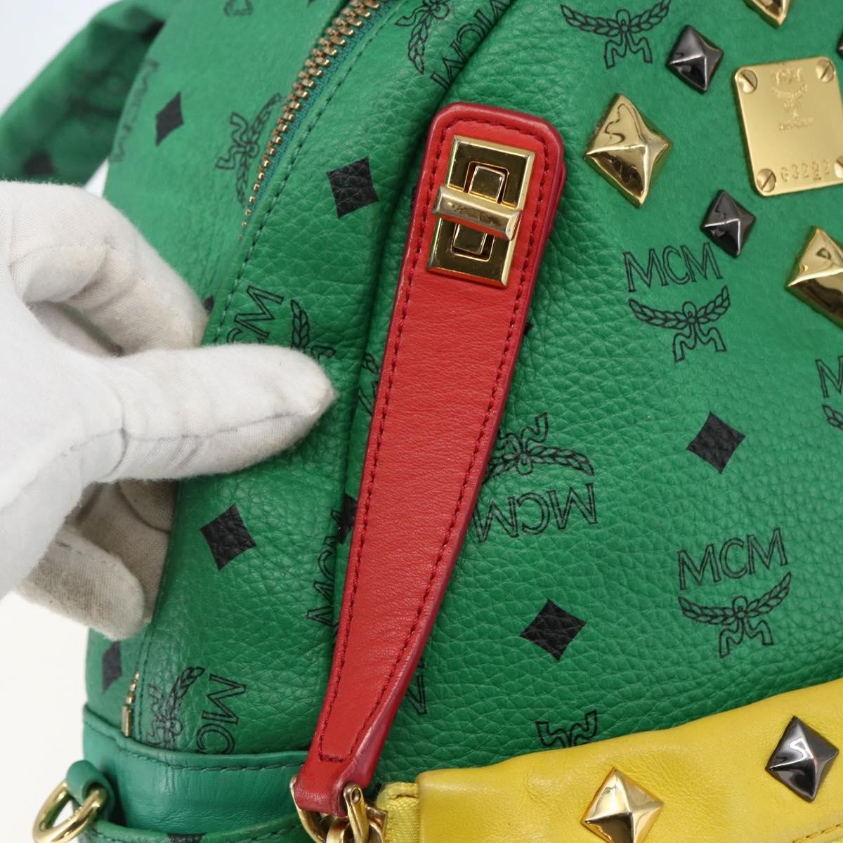 MCM Vintage Vicetos Backpack PVC Leather, Multicolour, PVC, Backpack