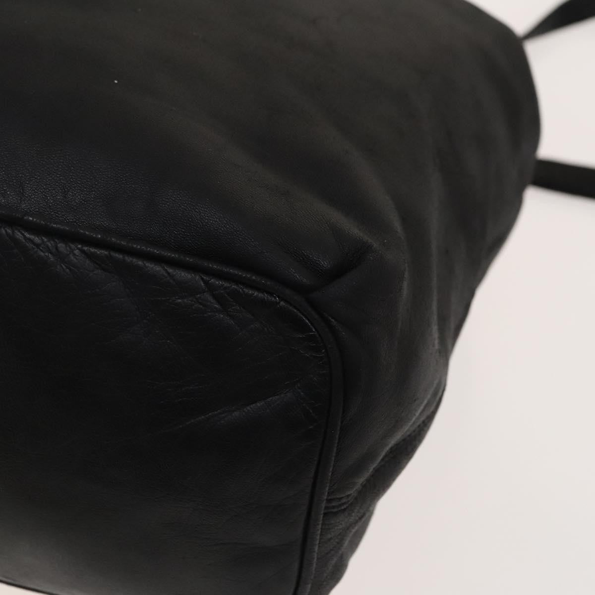 Loewe Vintage Shoulder Bag Leather, BLACK, LEATHER, Shoulder bag