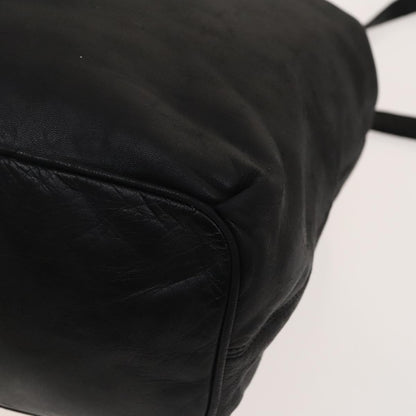 Loewe Vintage Shoulder Bag Leather, BLACK, LEATHER, Shoulder bag