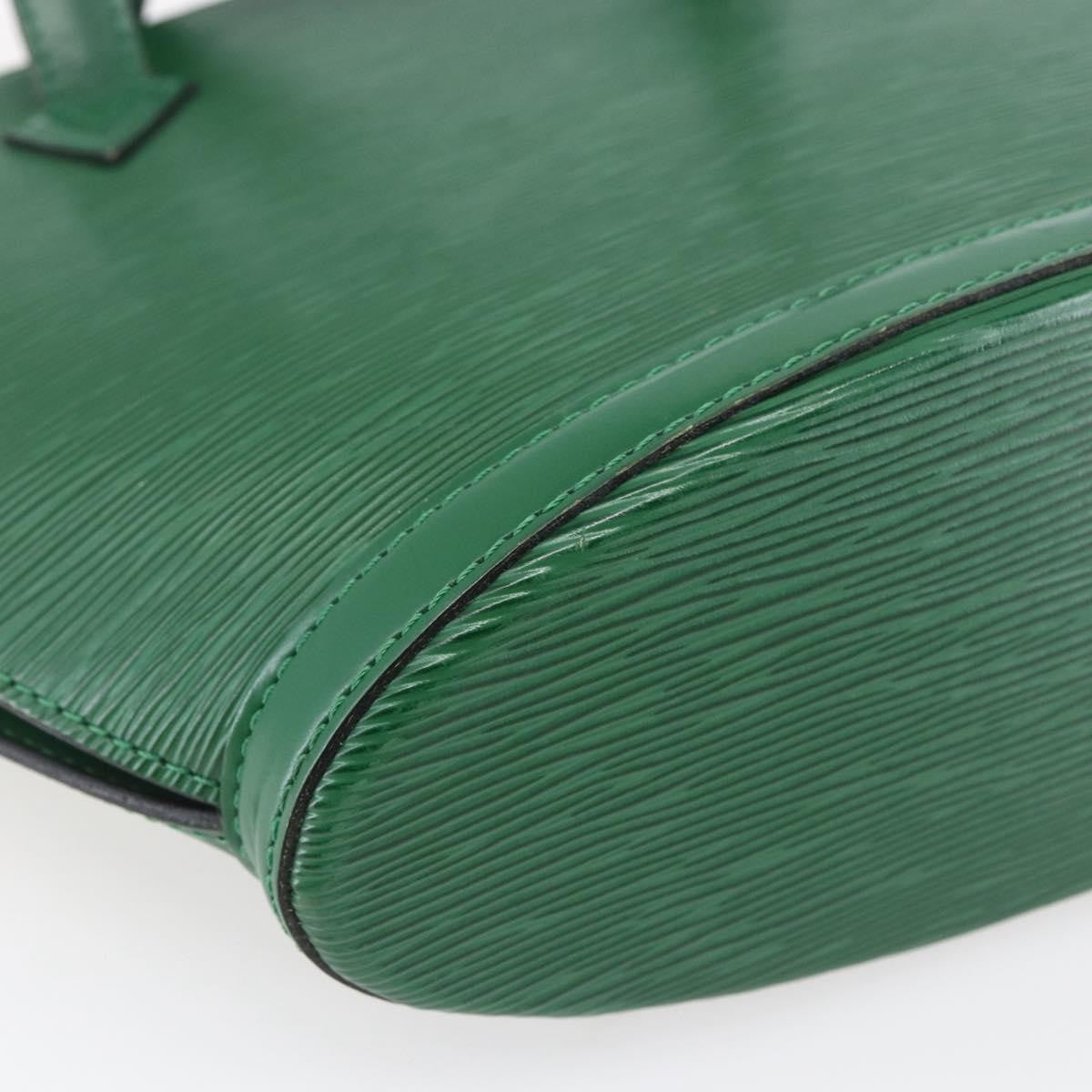 Louis Vuitton Saint Jacques Handbag Epi Leather, GREEN, LEATHER, Shoulder bag