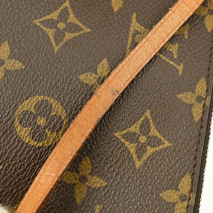 Louis Vuitton Pochette Accessoires NM Monogram Canvas, BROWN, CANVAS, Clutche & pouche