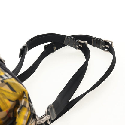 Burberry Graffiti Rucksack Backpack Vintage Check Canvas, BEIGE, CANVAS, Backpack