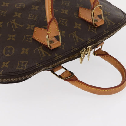 Louis Vuitton Alma Handbag Monogram Canvas, BROWN, CANVAS, Handbag