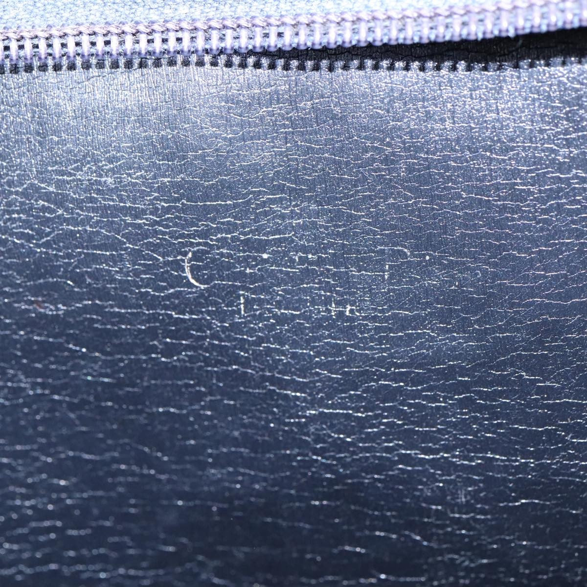 Christian Dior Vintage Trotter Shoulder Bag Canvas, NAVY, CANVAS, Shoulder bag