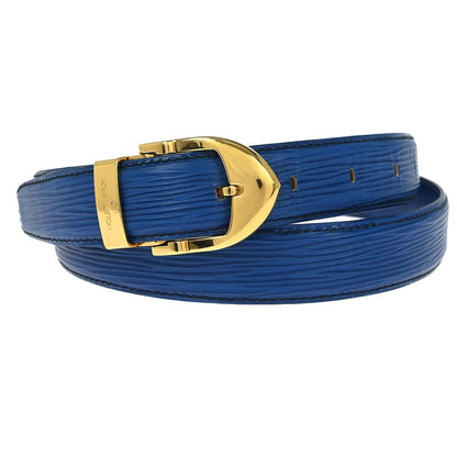 Louis Vuitton Classique Belt Epi Leather, BLUE, LEATHER, Belts