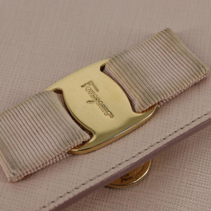 Salvatore Ferragamo Ginny Crossbody Bag Leather, PINK, LEATHER, Shoulder bag