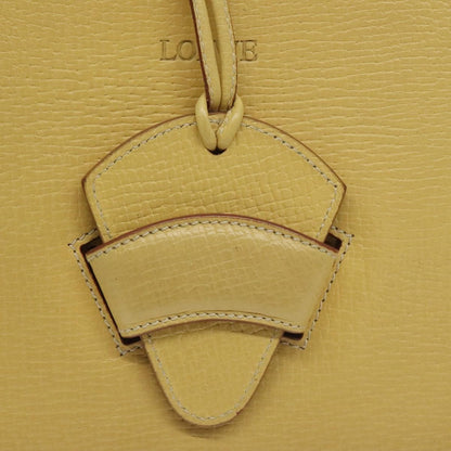 Loewe Barcelona Shoulder Bag Leather, YELLOW, LEATHER, Shoulder bag