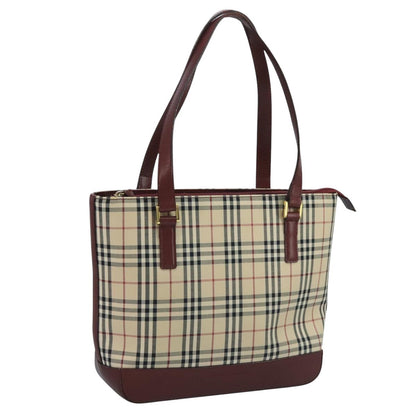 Burberry Nova Check Tote canvas check pattern, BEIGE, CANVAS, Tote bag