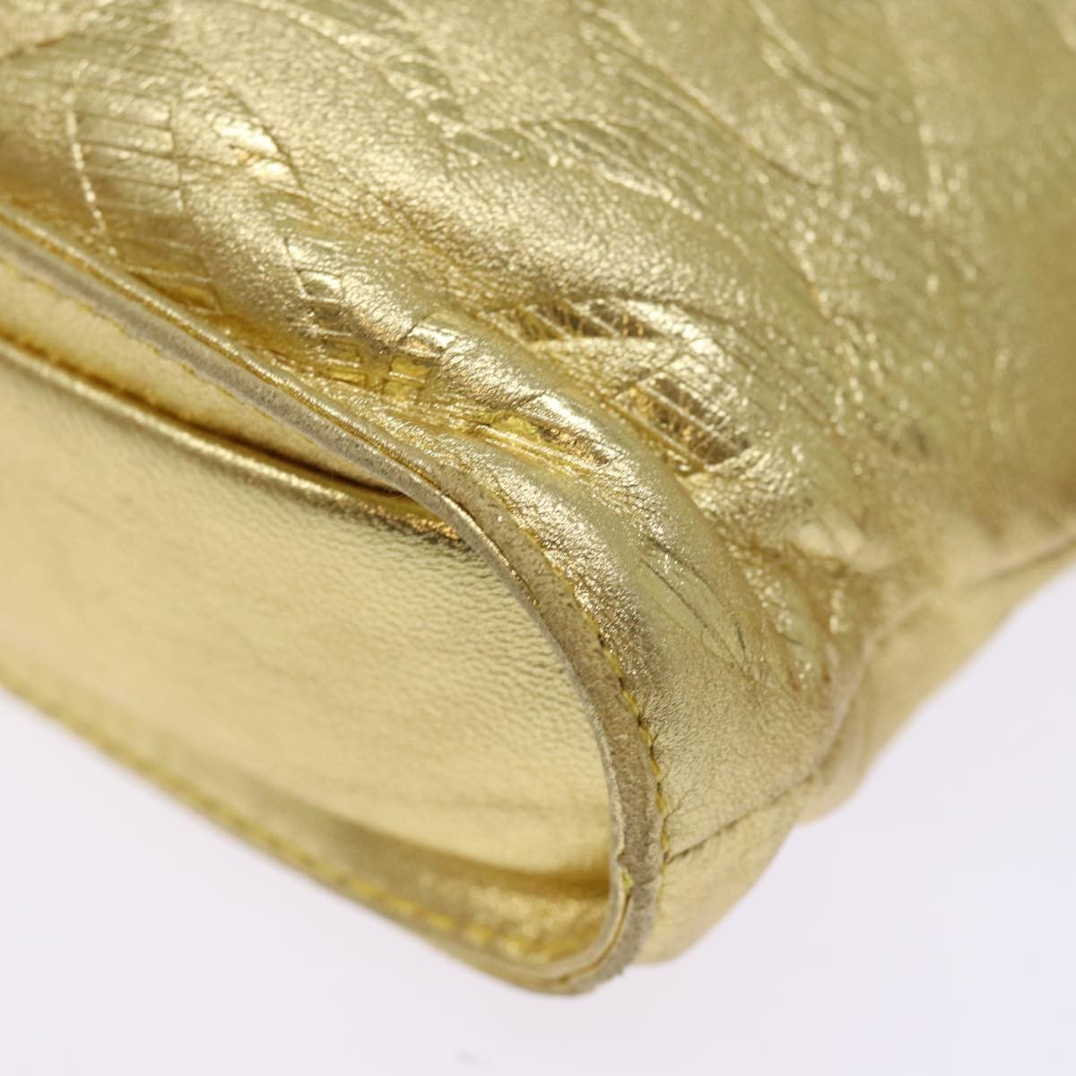 Loewe Flamenco Bag Leather, GOLD, LEATHER, Handbag