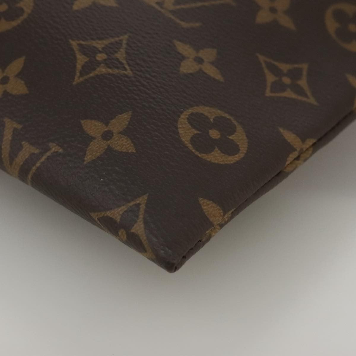 Louis Vuitton Solar Ray A4 Pouch Monogram Canvas, BROWN, CANVAS, Clutche & pouche