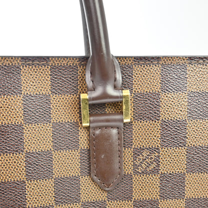 Louis Vuitton Venice Sac Plat Bag Damier, Brown, Canvas, Tote Bag