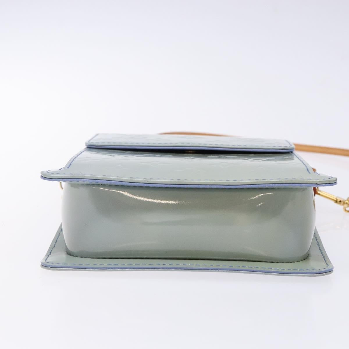 Louis Vuitton Mott Handbag Monogram Vernis, GRAY, PATENT_LEATHER, Handbag