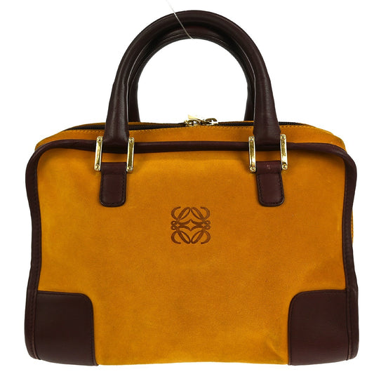 Loewe Amazona Bag Suede, BROWN, SUEDE, Handbag