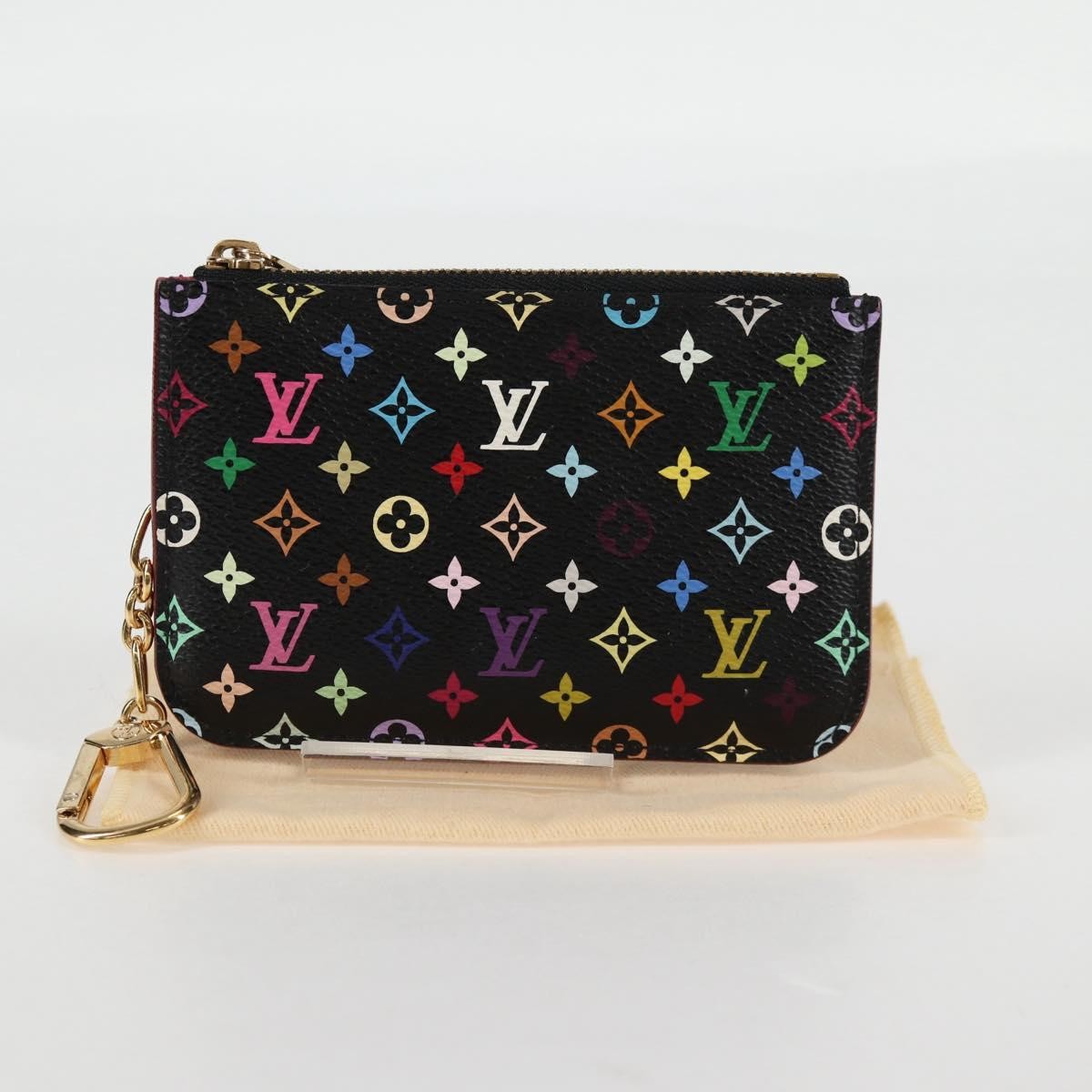 Louis Vuitton Pochette clés NM Monogram Multicolor Canvas, MULTICOLOUR, CANVAS, Wallets