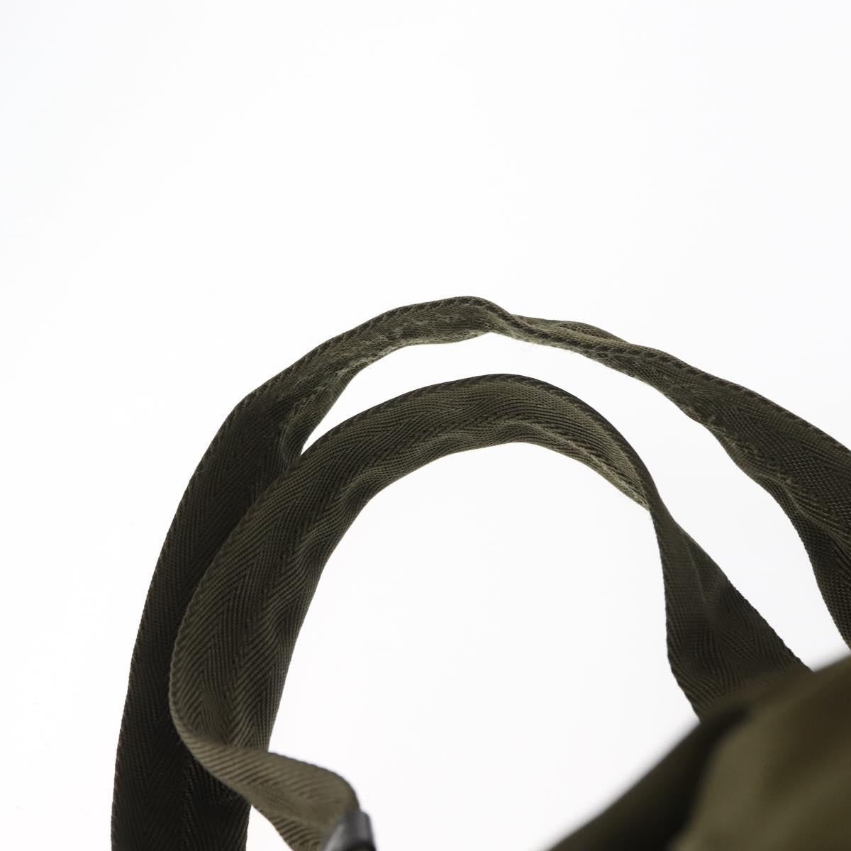 Prada Double Front Pocket Backpack Tessuto, KHAKI, NYLON, Backpack