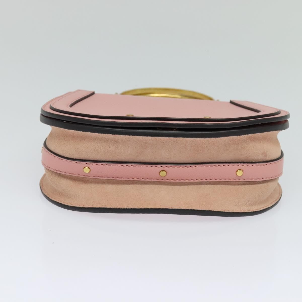 Chloe Nile Crossbody Bag Leather, Pink, Leather, Handbag