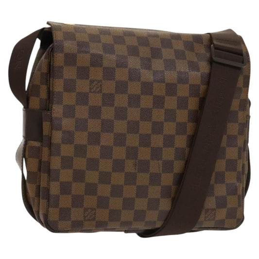 Louis Vuitton Naviglio Handbag Damier, BROWN, CANVAS, Shoulder bag