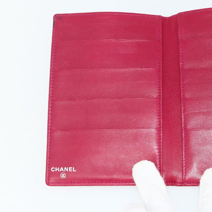 Chanel Vintage CC Bifold Card Holder Patent leather, Red, Patent Leather, Card Holder
