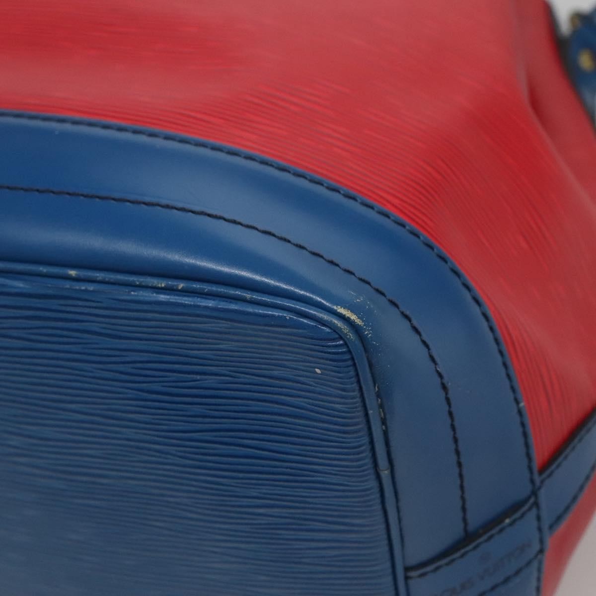 Louis Vuitton Bicolor Noe Handbag Epi Leather, RED, LEATHER, Handbag