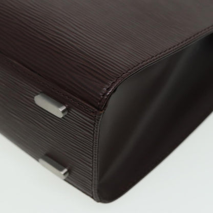 Louis Vuitton Figari Handbag Epi Leather, BROWN, LEATHER, Handbag