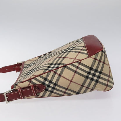 Burberry Shoulder Bag Nova Check Canvas, BEIGE, CANVAS, Shoulder bag